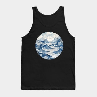 Japanese Map Artstyle Tank Top